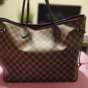 Louis Vuitton Brown Checkered Tote